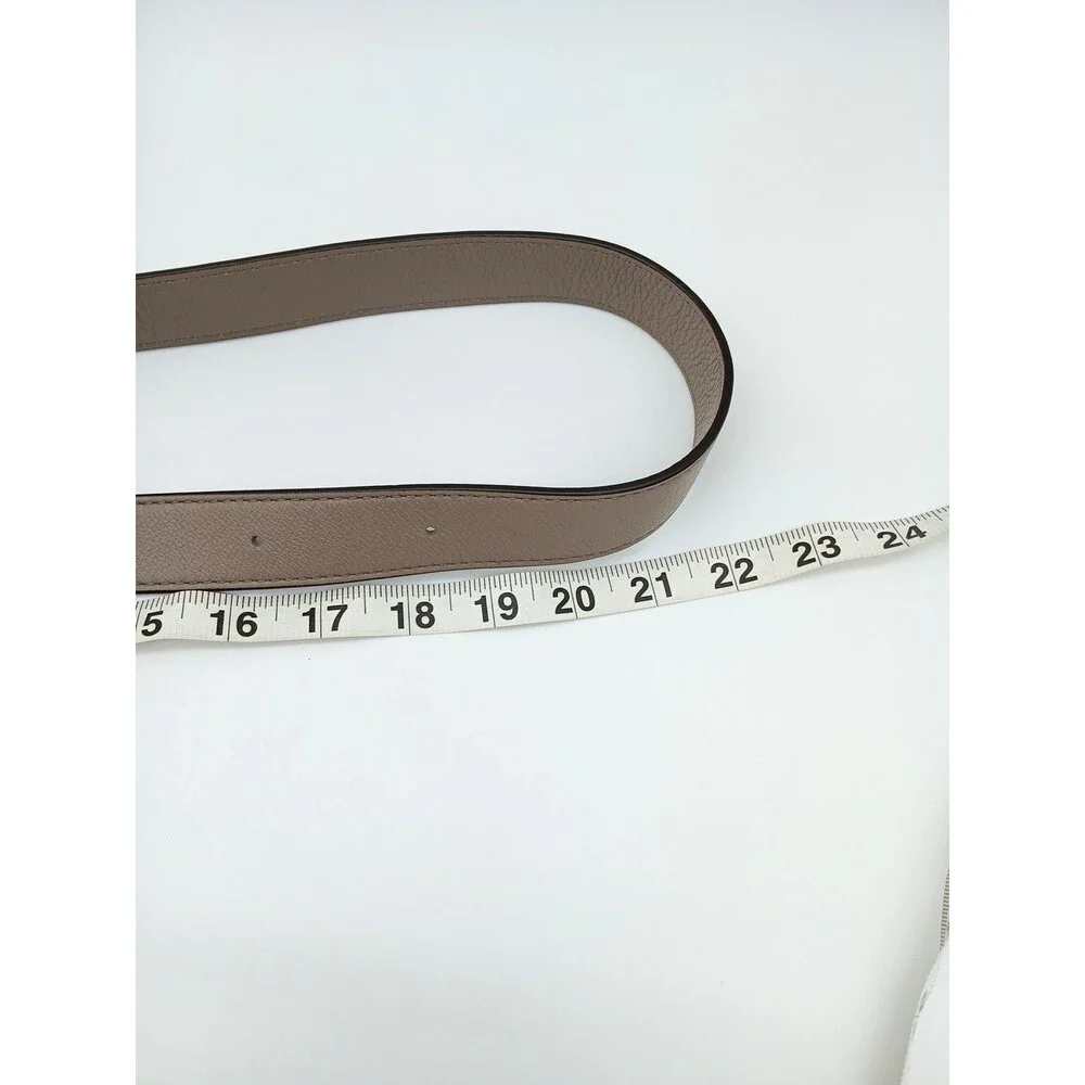 Marc Jacobs Recruit Nomad  Gray-Taupe Pebbled Leather Crossbody Bag-EUC - Picture 9 of 11